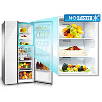 a no frost – холодильник со специальной системой, предотвращающей образование льда и инея на стенках морозильной камеры