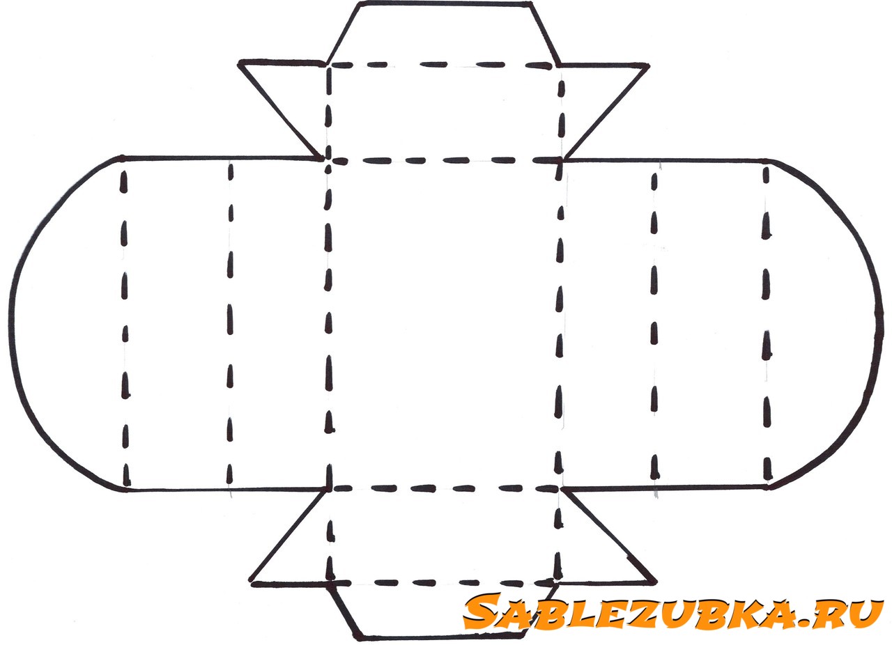 Как сделать сундук из картона своими руками схема с крышкой