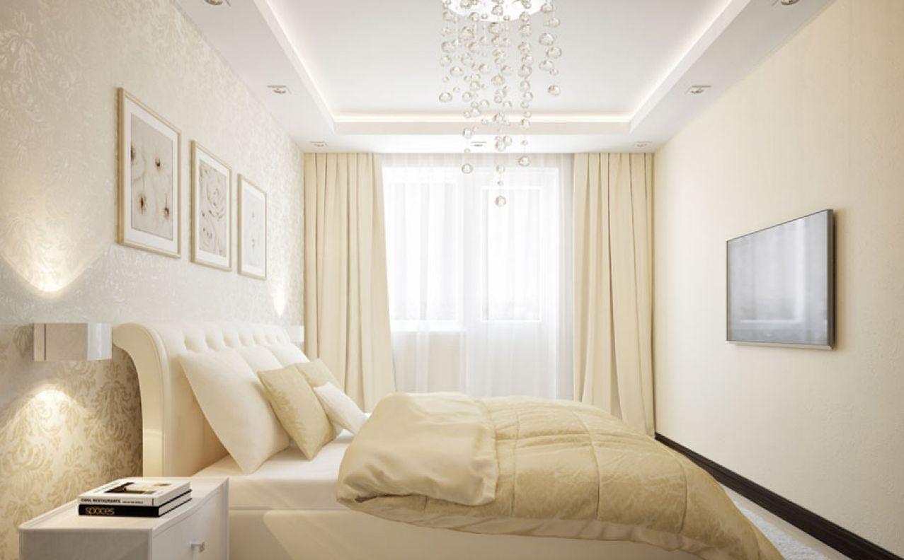 Дизайн комнаты спальни в светлых тонах
