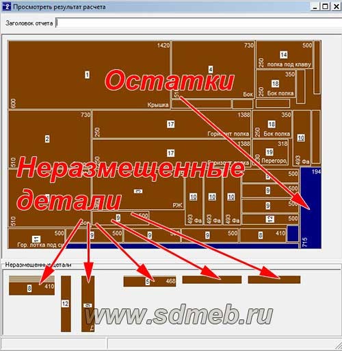 Программы для расчета корпусной мебели раскроя