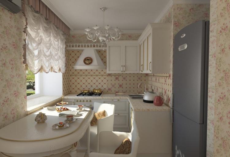 Дизайн интерьера кухни в хрущевке - фото