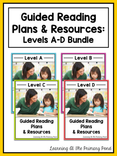 ABCD Guided Reading Bundle for Kindergarten