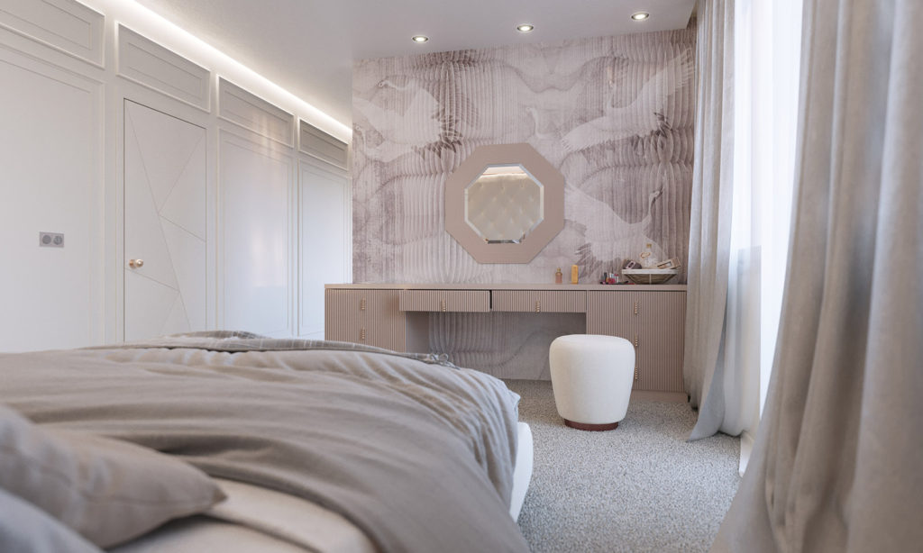 маленькая спальня дизайн минимализм