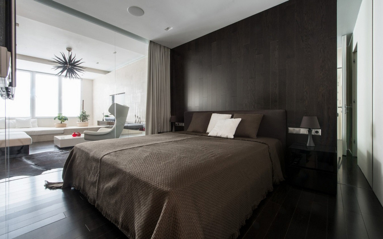 дизайн интерьера спальни минимализм