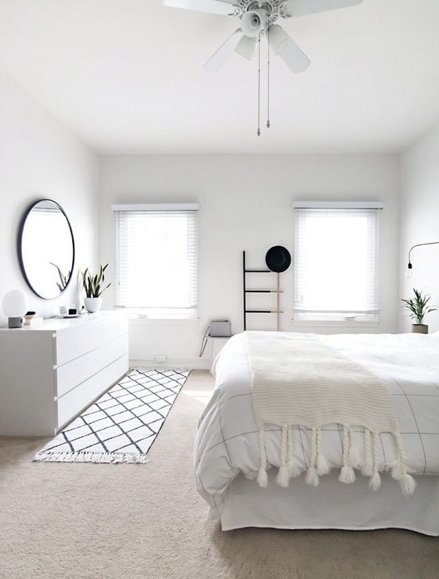 маленькая спальня дизайн минимализм