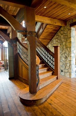 деревянные лестницы на 2 этаж (12)