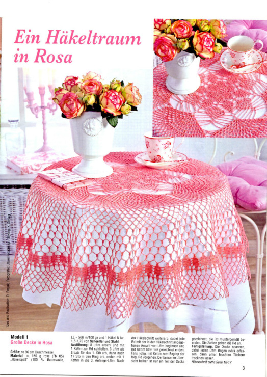 Tablecloth Crochet Patterns