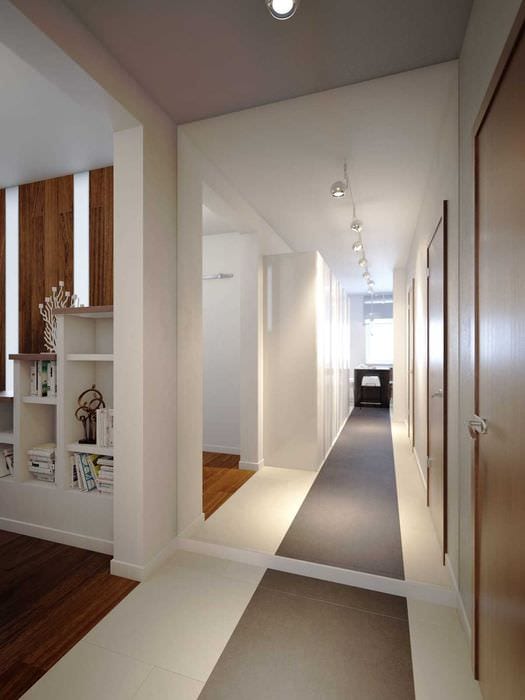 идея красивого дизайна кухни 3-х комнатной квартиры