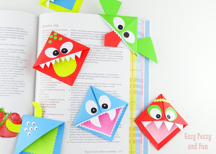 DIY Origami Bookmarks